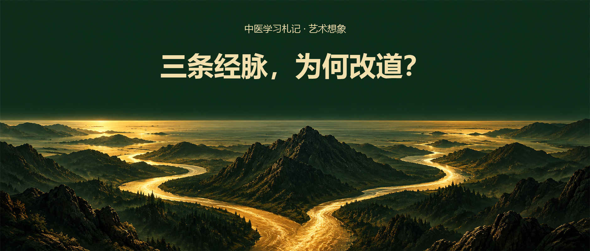 经脉改道的山水意象